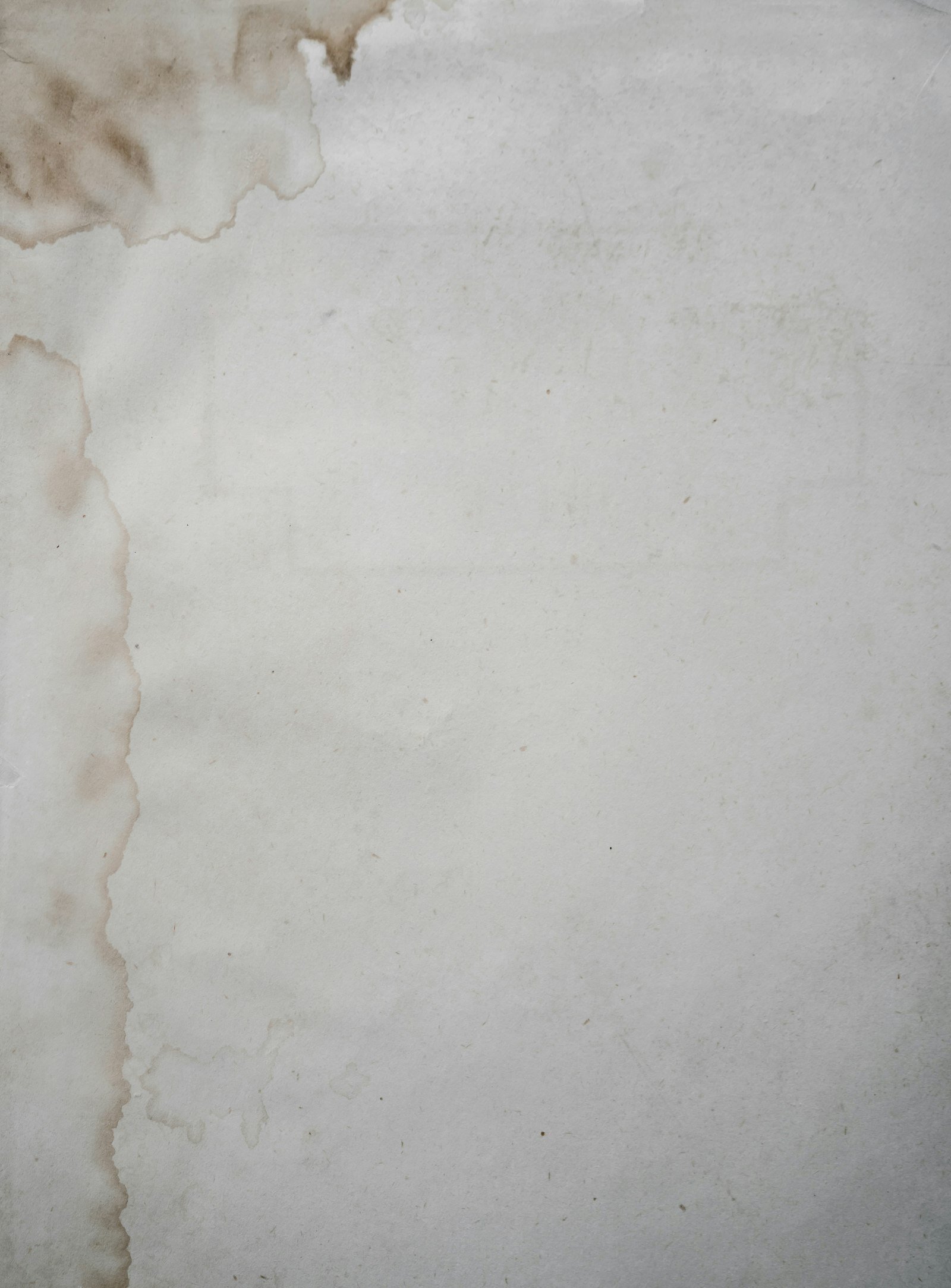 Water stain pattern on a ceiling from attic water damage