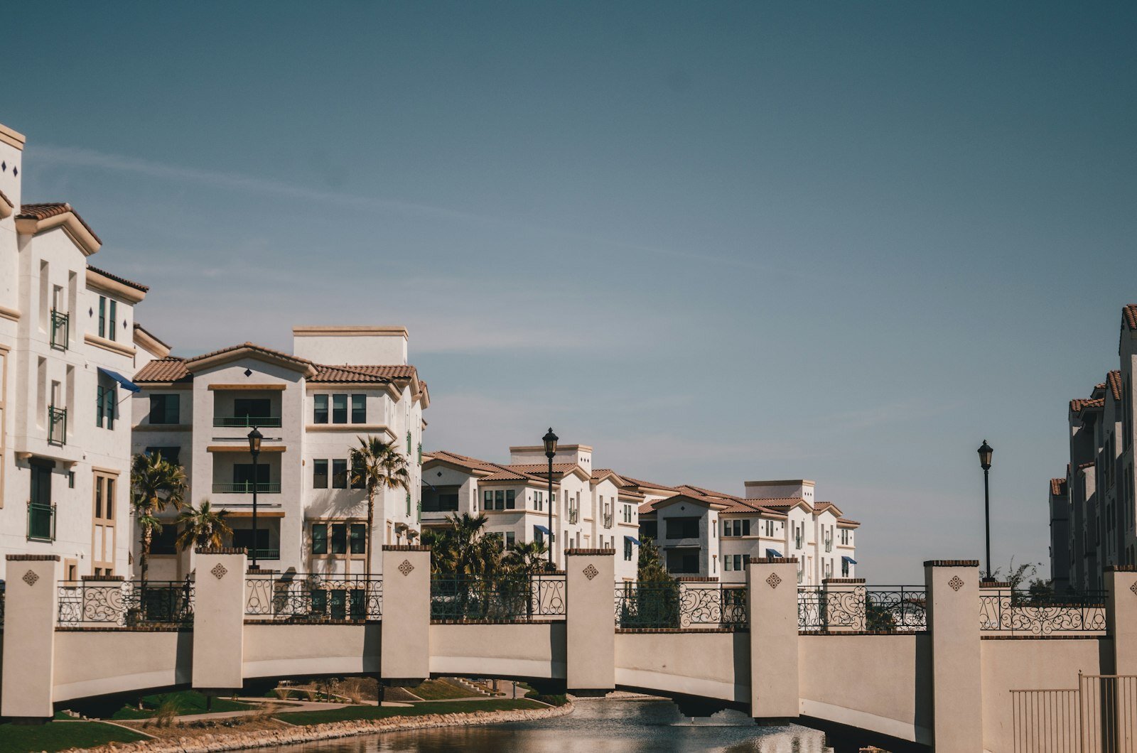 Modern tile-roof residential development in Chandler, Arizona