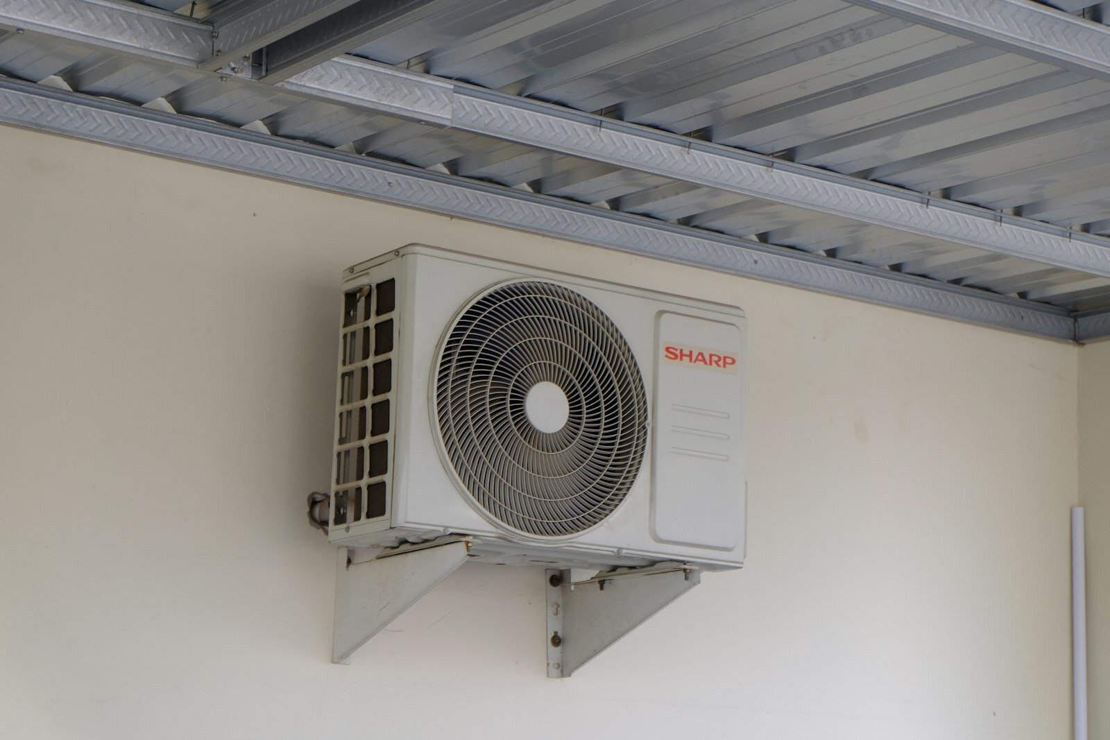 HVAC condensate drain line and air handler in a Phoenix attic